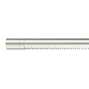 Pipeline&reg; Stem Mounted Straight Run, Ceiling / Wall / Table Mount,<br/>Equal Length Segments, 24VDC - Remote Power,<br />with White Diffused Lens, White Louver - Click to Enlarge
