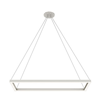 Cirrus MIYO br    Make It Your Own  br   Rectangle LED Suspension br   With Lit Corners